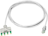 Litang Cat6 4-pair to RJ45 15ft White Copper Patch Cord 